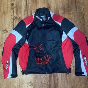 Sedici Motocycle Jacket and Fox Gloves